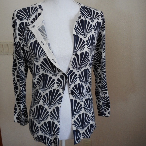 Merona Sweaters - Merona Sweater, Navy and White, SZ S